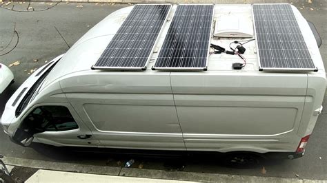 electric box for solar panels on roof of a van|camper van solar panel wiring.